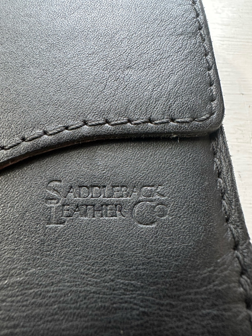 Saddleback Black Leather Clutch Wallet - Picture 11 of 14